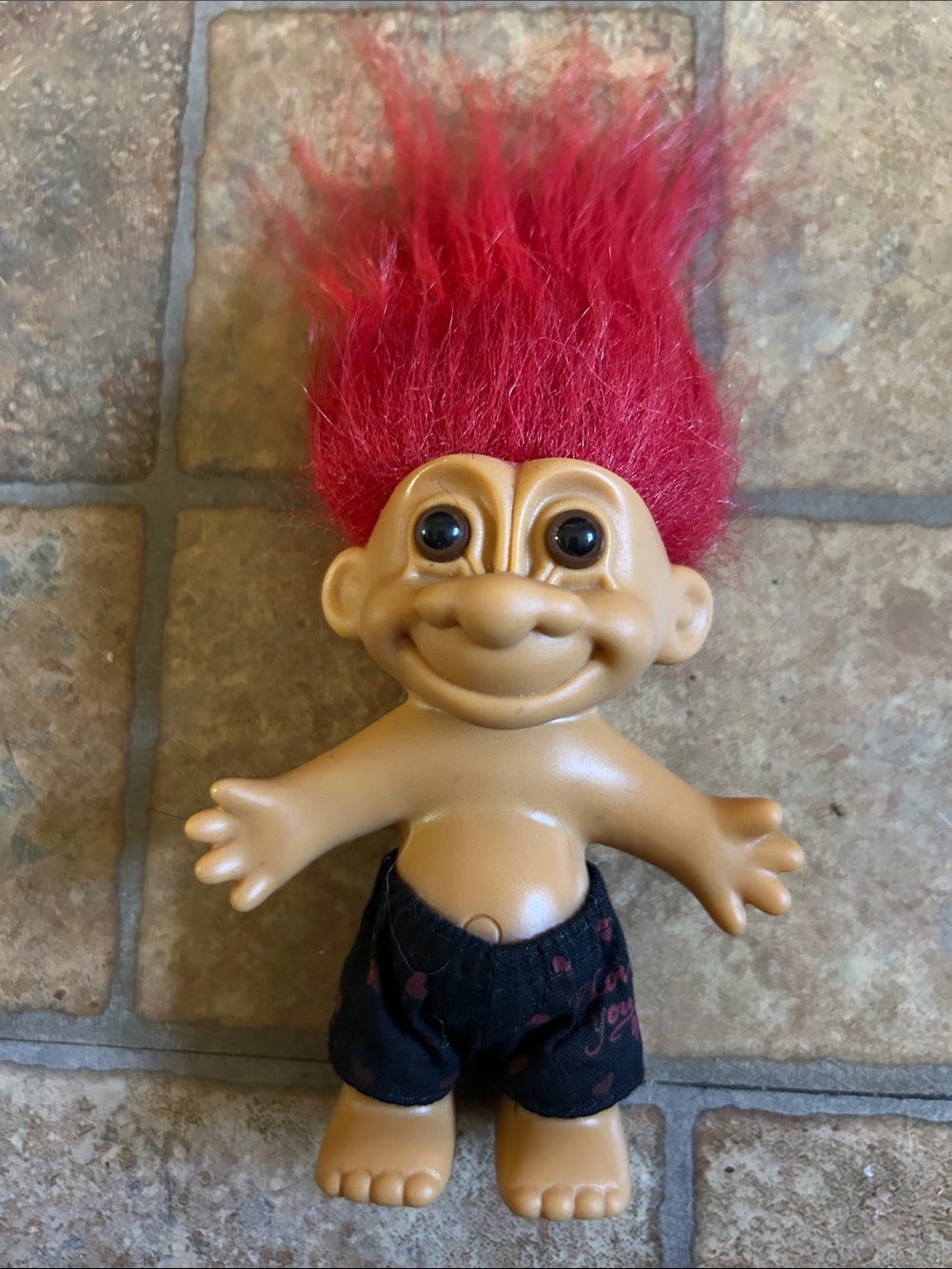 Classic Red-Haired Troll Doll Kids Toy - Playful Collectible
